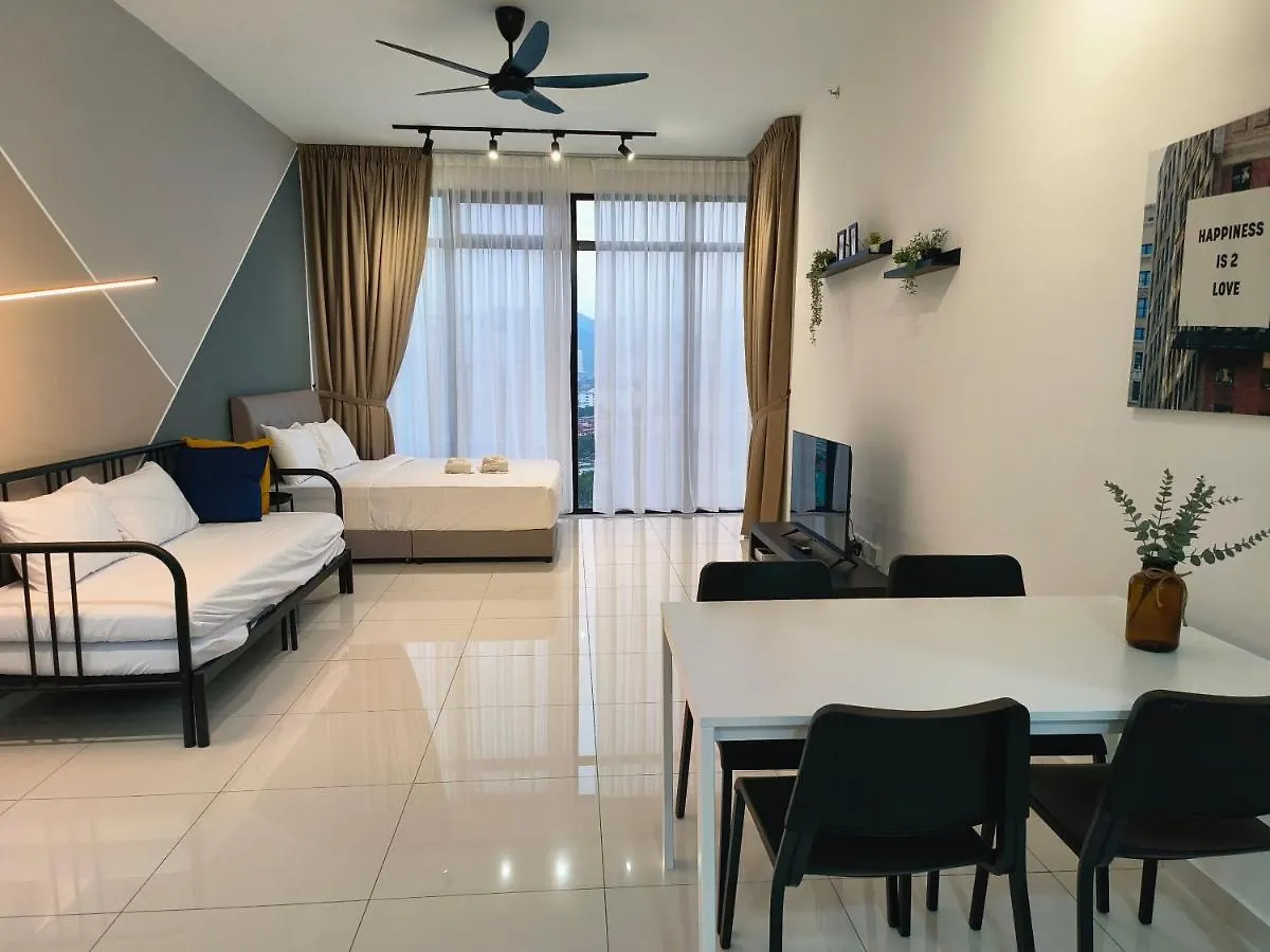 2Br Luxury Rooftop Swimming Pook Homestay@Georgetown@10Pax - 无敌美景两房民宿 Apartamento George Town