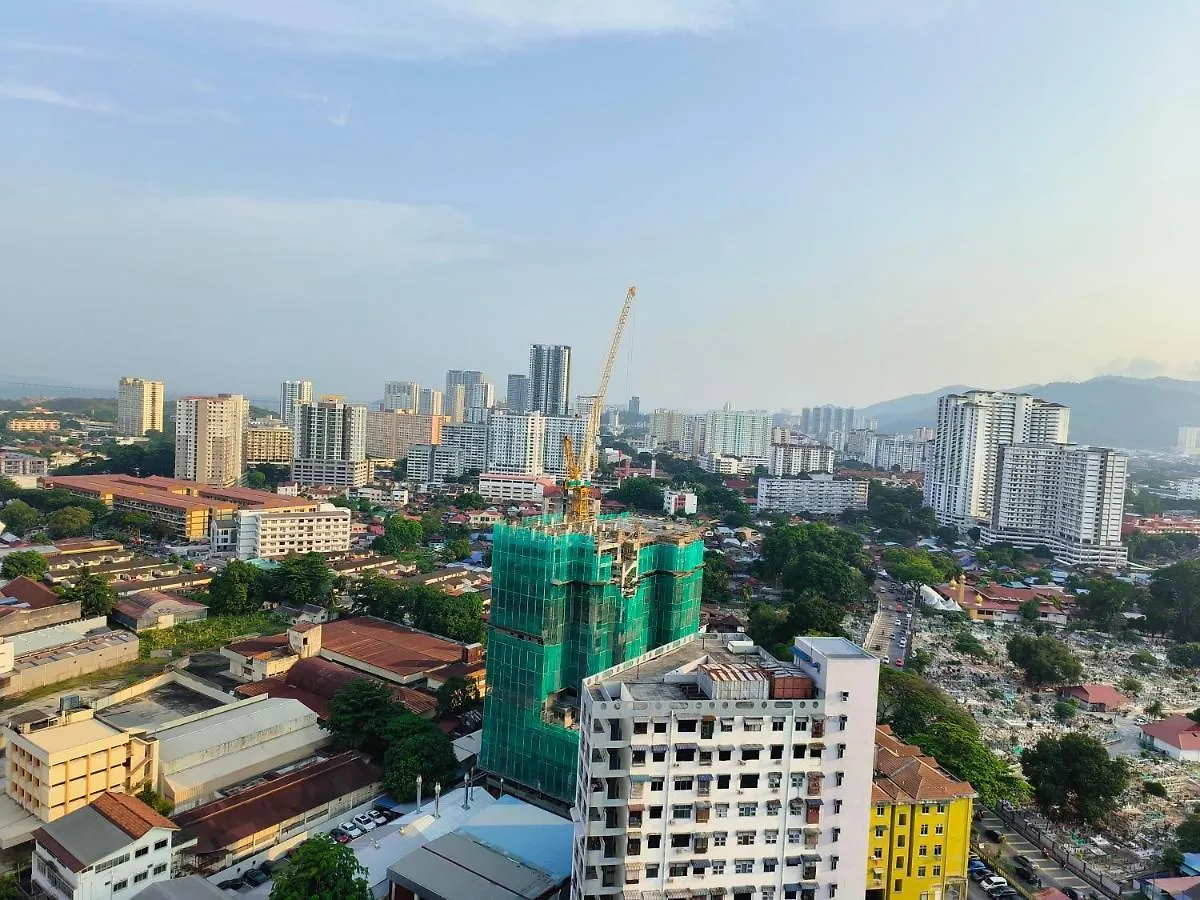 2Br Luxury Rooftop Swimming Pook Homestay@Georgetown@10Pax - 无敌美景两房民宿 Lägenhet George Town